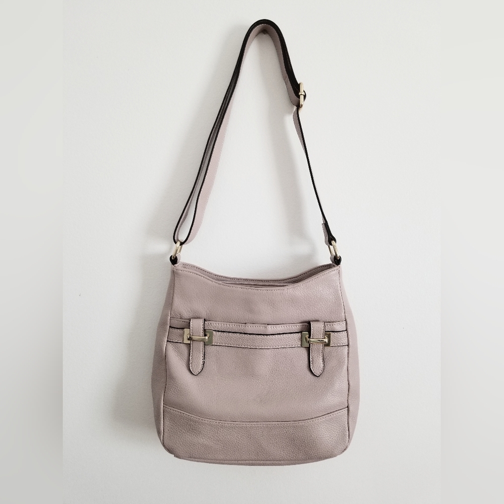 Giani Bernini Light Pink Leather Shoulder Bag
